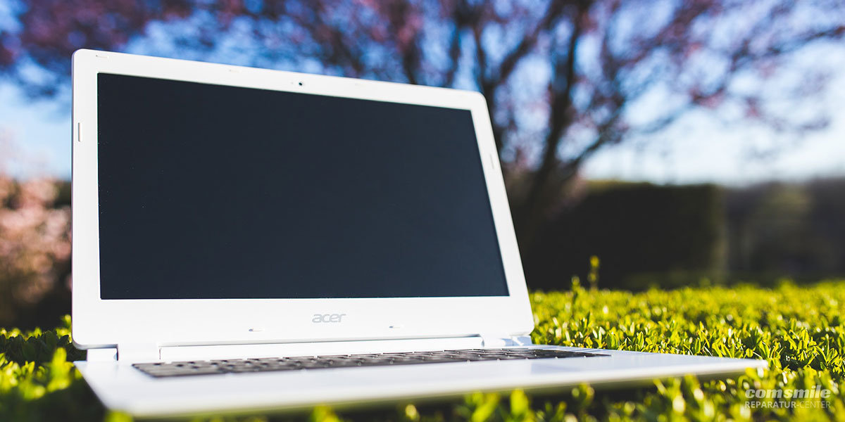 Notebook und Sommer