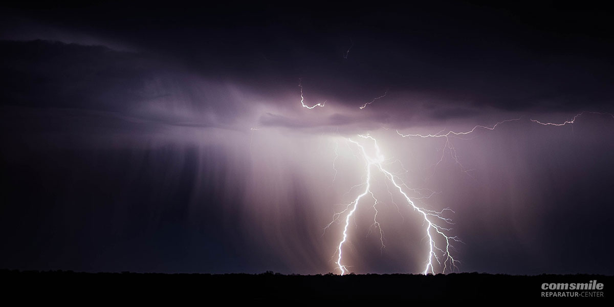 So schützen Sie Notebooks, Laptops und PC vor Gewitter