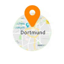 Ausschnitt der Map von Dortmund