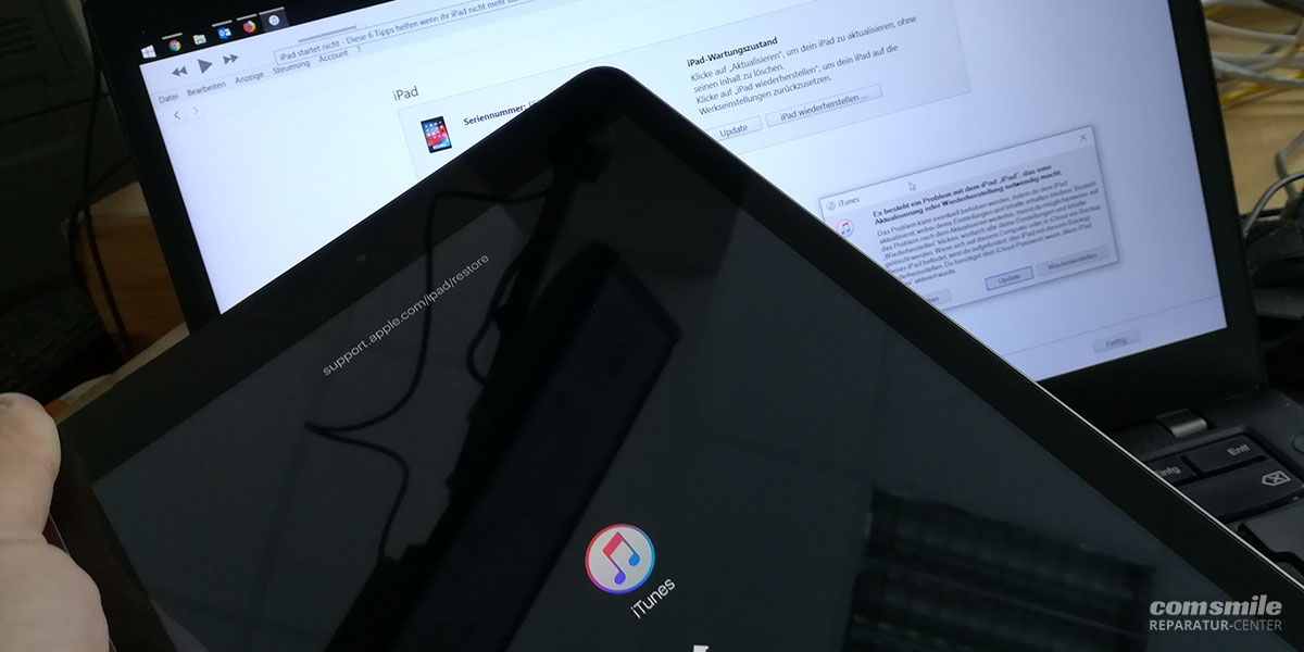 iPad startet nicht: iOS neu installieren
