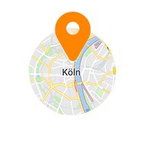 Ausschnitt der Map von Köln